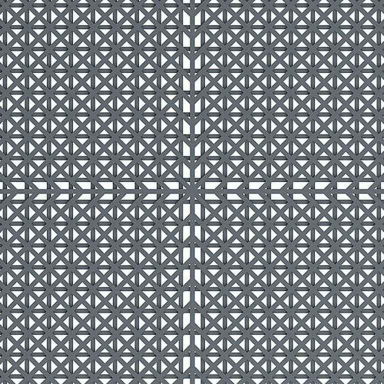 Norsk NSMPVN6DG Vented Drain Pattern PVC Floor Tiles, Dove Gray, 6-Pack Norsk NSMPVN6DG Vented Drain Pattern PVC Floor Tiles, Dove Gray, 6-Pack