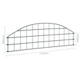 thumbnail image 4 of vidaXL Arched Garden Fence Set 77.3x26 cm Green, 4 of 4