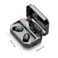 thumbnail image 4 of Cateissary Auriculares inalámbricos compatibles con Bluetooth Control táctil Auriculares Auriculares deportivos Suministros electrónicos Cables de audio/vídeo Negro, 4 of 6