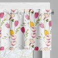 thumbnail image 5 of Ambesonne Colorful Valance & Curtain, Tulips and Poppies, 55"x30", Multicolor, 5 of 6