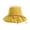 Yellow, variant on Lispipm Packable Cotton Bucket Hat Summer Beach Sun Hats Wide Brim Casual Caps Adjustable Strap Hiking Cap for Vacation Beige