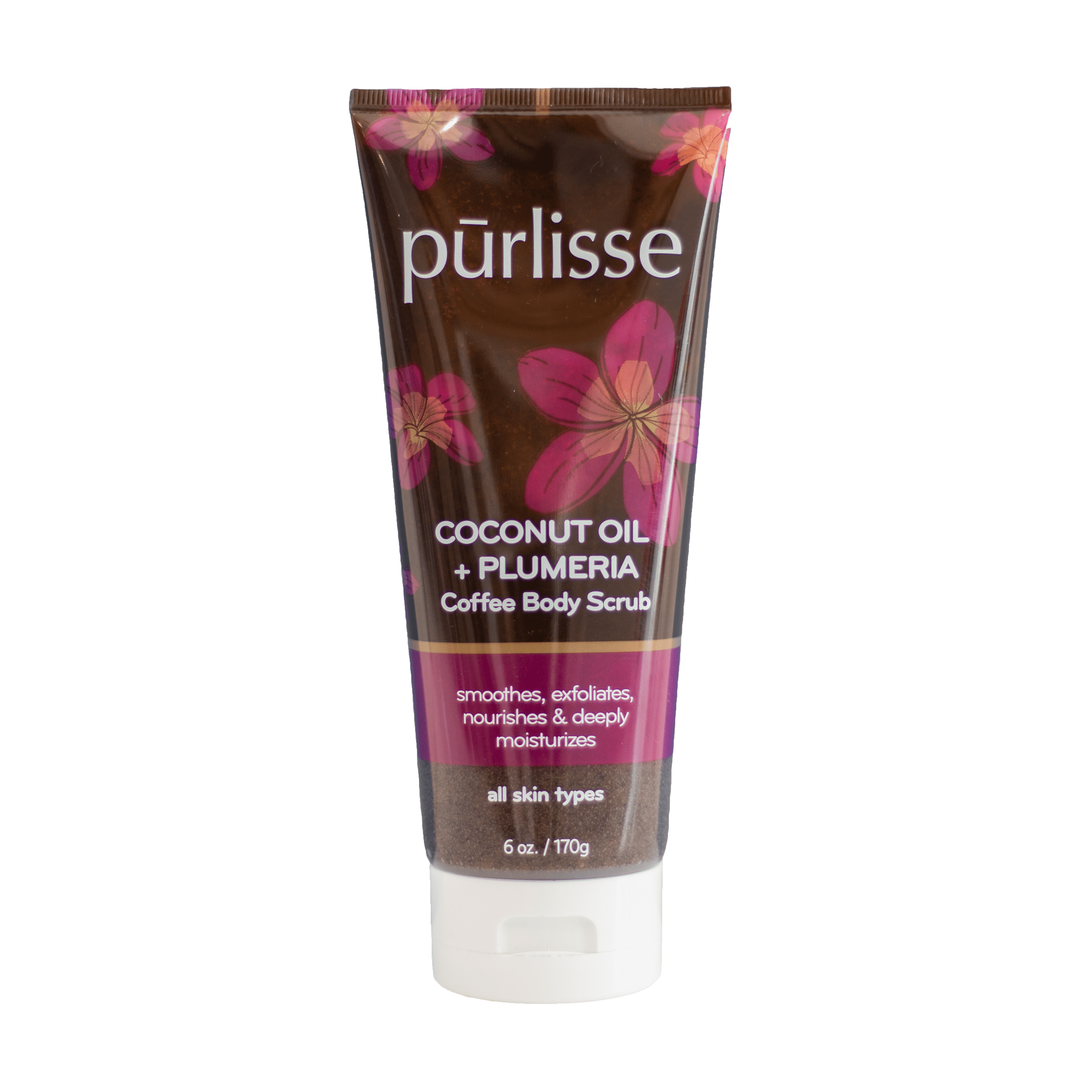 Purlisse Coconut Oil + Plumeria Coffee Body Scrub