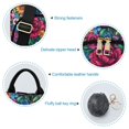 thumbnail image 5 of FORMRS Women's Travel Backpack Purse Anti-Theft Hidden Pockets Casual Shoulder Bag, Charming Floral Pattern, 5 of 7