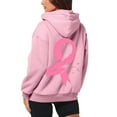 thumbnail image 4 of QHFBli Sweatshirt for Women Breast Cancer Full Zip Hoodie Graphic Pink Ribbon Casual Sweatshirt Y2K Outerwear Hoodies with Pockets, 4 of 6