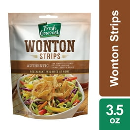Fresh Gourmet Authentic Wonton Strips 3.5 oz (Pack of 18