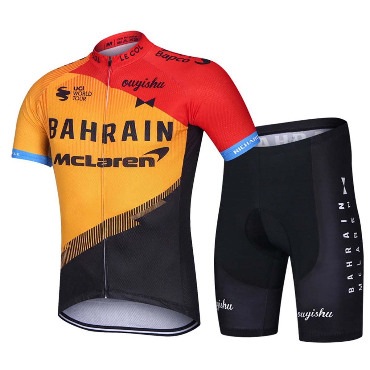 Quick-Dry Biking Shirt with 3D Cushion Shorts Padded Pants Women's Short Sleeve Breathable Cycling Jersey Set 