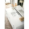 thumbnail image 7 of James Martin Vanities 60" Single Vanity, Mid-Century Acacia w/ 3 CM White Zeus Quartz Top, 7 of 7