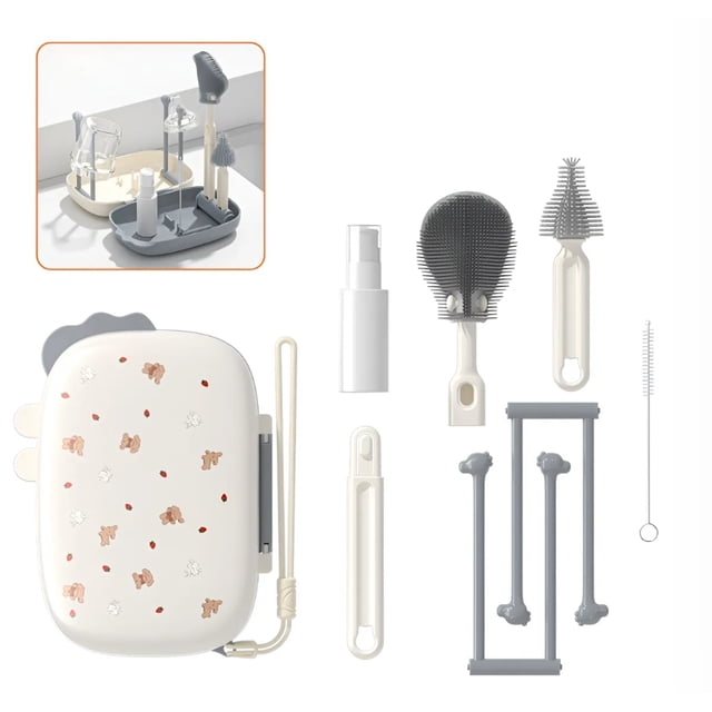 Cepillo Para Biberones, Kit De Cepillo Para Lavar Biberones