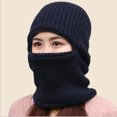 thumbnail image 4 of Harhinhe Máscara facial de punto de cara completa Máscara de esquí con forro polar de invierno para hombres y mujeres Favores de invierno, 4 of 5