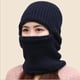 thumbnail image 4 of Harhinhe - Mascarilla facial de punto con forro polar para hombre y mujer, ideal como regalo de invierno, 4 of 5