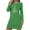 Z03-Green, variant on Censtreet Christmas Nightgowns for Women Short Sleeve Sleepshirt Button Down Nightshirt Soft Pajamas Dress Casual Sleepwear