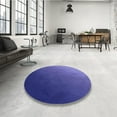 thumbnail image 4 of Ahgly Company Machine Washable Indoor Rectangle Transitional Light Slate Blue Area Rugs, 5' x 7', 4 of 7