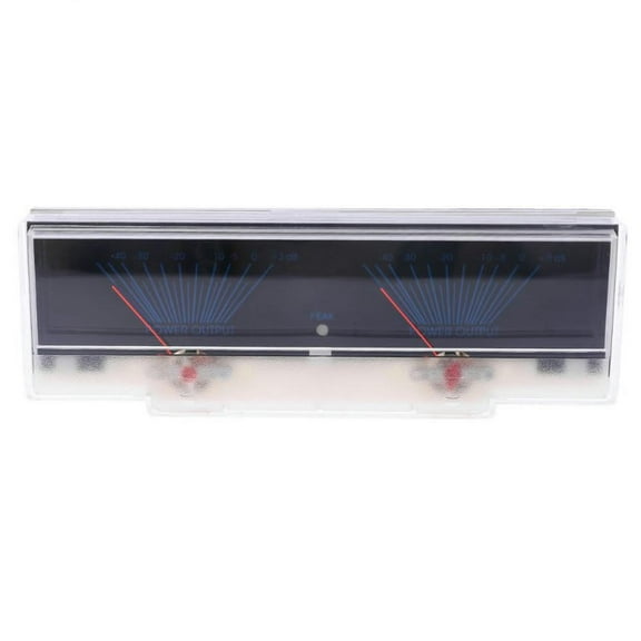 FOR VU Meter Audio Power Amplifier Panel Dual Analog Level DB Meter with BackLight