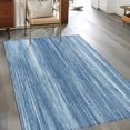 thumbnail image 2 of Blue Area Rugs 4'x6', Washable Small Throw Rugs for Office Bathroom, Vintage Modern Abstract Art Ombre Indoor Outdoor Rug Non-Slip Low Pile Carpet Runner Reversible Floor Mats, 2 of 8