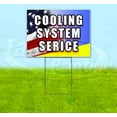 thumbnail image 1 of Cooling System Service (18" x 24") Yard Sign, Includes Metal Step Stake, 1 of 6