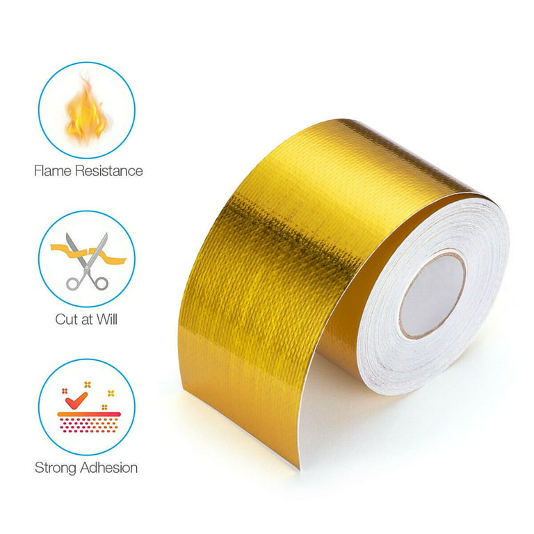 2x15' Gold High Temperature Heat Resistant Tape Polyimide