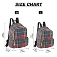 thumbnail image 2 of FORMRS Mini Backpack Purse for Women Quilted Travel Daypack Casual Shoulder Bag, Warm Tartan Mosaic, 2 of 7