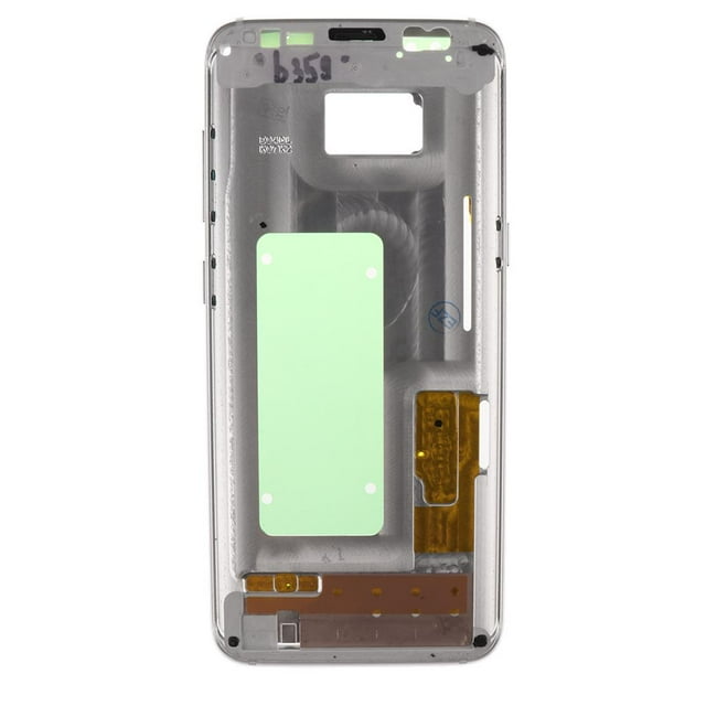 Reemplazo de la carcasa del chasis con bisel del marco central para Galaxy S8 Plata