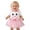 Z01-White, variant on My First Easter Baby Girl Outfit Ribbed Short Sleeve Romper Rabbit Patch Skirt Sets Cute Bunny Easter Clothes