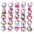 thumbnail image 3 of Disney-Conjunto de dijes de Bob Esponja para zapatos, sandalias de Sanrio, decoración de Marvel, accesorios para zapatos, regalos, 25 unidades, 3 of 4