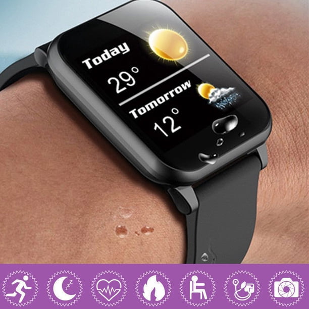 waterproof smart watch heart rate monitor bracelet wristband for android