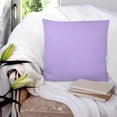 thumbnail image 3 of Violet Purple 18x18 Pillow Covers Set of 2, Farmhouse Solid Purple Color Modern Art Throw Pillow Covers Decorative Couch Cushion Case, Microfiber Square Pillowcases for Bedroom Car Living Room, 3 of 7