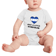 thumbnail image 2 of Just A Little Honduran Funny Baby Clothing Bodysuits For Boy Girl, 2 of 5