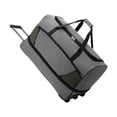 thumbnail image 1 of Bolso de lona con ruedas maleta bolso de bolso de bolso para salvar bolso de viaje enrollable portátil bolso de tranvía para viajes de picnic al aire Gris, 1 of 8