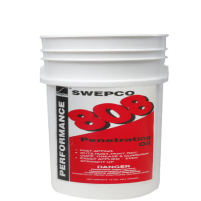 SWEPCO Penetrating Oil 6 Gallon Pail Works To Loosen Frozen Nuts And Bolts And Dissolves