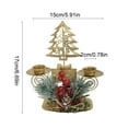 thumbnail image 3 of AuroraX Taper Candle Holder Gold Christmas Metal Candlestick Holders Rustic Decorative Vintage Romantic Valentines Day Candelabra Candle Stand Gifts for Table Centerpieces Dining Wedding Decor, 3 of 6