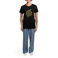 thumbnail image 4 of CafePress - Celtic Nature Yin Yang Women's Dark Pajamas - Women's Short Sleeve Print T-Shirt and Pants Dark Cotton Pajama Set, 4 of 7
