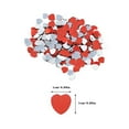 thumbnail image 2 of Valentines Confetti, Valentine Decor, Ongmies 500 Pieces Valentine's Day Foil Heart Confetti Bulk Pack, Red Silver Glitter Romantic Party Decorations, 2 of 5