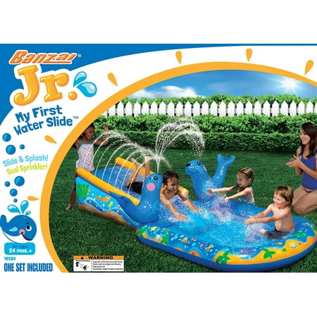 my first water slide splash and slide reviews