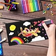 thumbnail image 4 of Casewin DIY Craft Bag, 10Pack 8.26*4.72 inch Canvas Pouch Zipper Bag Pen Pencil Case Cotton Invoice Pouch Bulk Cosmetic Bags for Makeup Travel Toiletry Storage, Black, 4 of 5