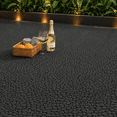 thumbnail image 5 of 60-Piece Interlocking Plastic Deck Flooring Tiles, Waterproof Textured Floor Covering for Patio or Balcony, Black, 5 of 10
