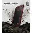 thumbnail image 4 of Ringke Fusion-X Case Compatible with OnePlus 7, Transparent Hard Back Shockproof Advanced Bumper Cover - Ruby Red, 4 of 8