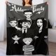 thumbnail image 1 of Manta de franela cálida y acogedora de la familia Addams para sala de estar, dormitorio, cama, sofá, camping, viajes, mantas de vellón para todas las estaciones, regalos para niños, niñas, niños y, 1 of 8