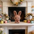 thumbnail image 4 of Easter Crochet Bunny Plush Doll Handmade Stuffed Animal Easter Decor Family Gift Easter Baskets Fillers Easter Decorations, 4 of 6