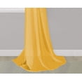 thumbnail image 3 of Plume D' Home Sheer Scarf Valance (216" Width × 37" Length) (Mustard Yellow), 3 of 5