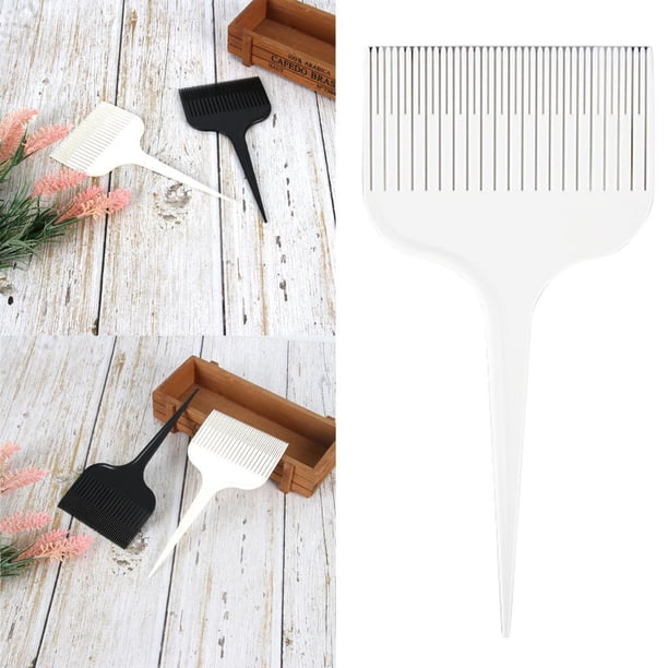 Cabello Cepillo para El Color Del Cabello Peine para Peinar El Cabello Peine para Teñir El Cabello Cepillo para Colorear , Blanco Salvador Peine de pelo negro para resaltar