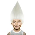 thumbnail image 1 of Banana Costumes HM-085K Youth Troll Wig, White, 1 of 1