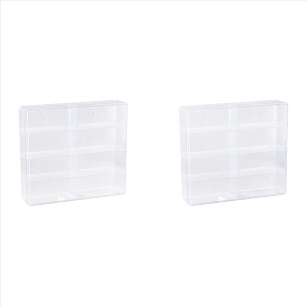2X 1:64 para Caja de Presentación Hot Wheel, Modelo Coche, Gabinete de Juguete,Estante para Coches Hotwheel, Almacenamiento Fundido A Presión,B