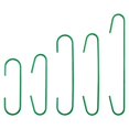 thumbnail image 7 of SDFGTstore 100pcs Christmas Ornament Hooks Holder for Home Party Navidad New Year Ornaments, 7 of 7