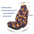 thumbnail image 3 of Naloa Stars and Fox Cute Car Seat Covers Universal Front Seat Coves for Car Accessories ,Padded Car Covers for Automotive, SUV, Truck, and Van, 3 of 5