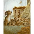 thumbnail image 2 of Manning, Ruane 20x24 White Modern Wood Framed Museum Art Print Titled - Autumn Playtime, 2 of 4