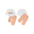 thumbnail image 2 of BemeyourBBs Baby Boy Halloween Set Pumpkin Truck Long Sleeve Pullover Plaid Pants, 2 of 9