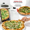 thumbnail image 5 of LammaLoe Electric Pizza Oven Indoor, Crispy Crust 12" Stone Pizza Maker for Kitchen, Cream, 5 of 7