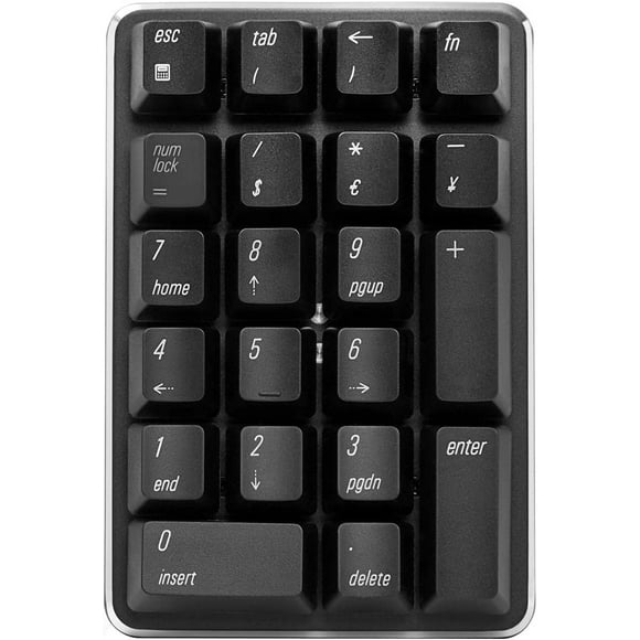 2.4G Wireless Mechanical Numeric Keypad GATERON Brown Switch Gaming Keypad 21 Keys Mini Numpad Portable Keypad Extended