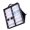2, variant on Multi Section Eyewear Display Case with Fine Fabric Finish Eyeglass Carrying Case Suitable for Jewelry and Small Items