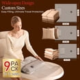 thumbnail image 4 of Cordless Travel Vacuum Bag Set with Wireless Charging Air Pump, 9/12/15/18 Pack Vacuum Storage Seal Bags for Clothing, Compression Packing for Clothes Suitcase Luggage, 4 of 13